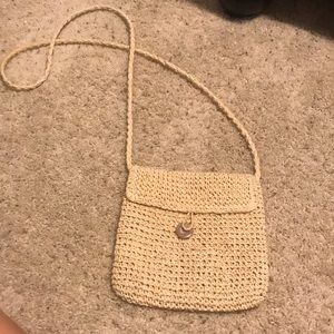 Small straw purse